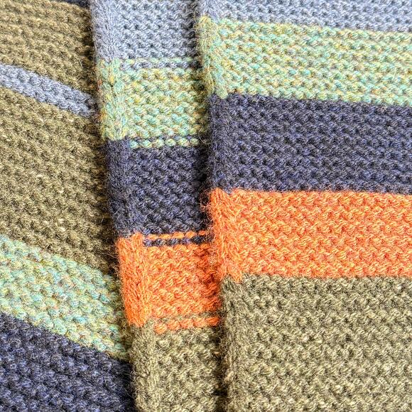 NWT Loro Piana Cashmere Scarf Sciapra Darlington Multicolored Stripe Knit - Picture 5 of 9